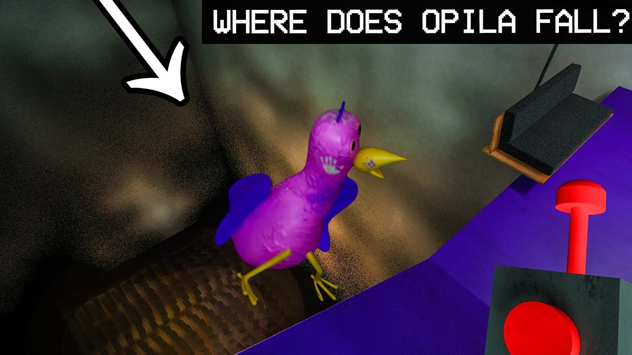 What happens if you go to Opila Bird in the back? - Garten of Banban 2 