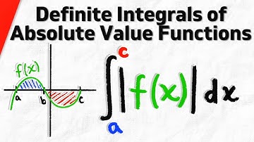 Definite Integrals of Absolute Value Functions | Calculus 1 Exercises