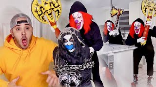 Monster is Captured by Creepy Clowns! 😱👻