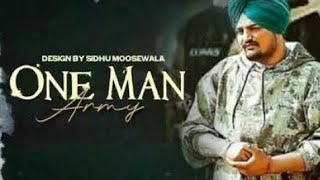 ONE MAN : SIDHU MOOSE WALA | ( VIDEO) | NEW SONG SIDHU MOOSE WALA | SIGN TO GOD |  SONG 2023