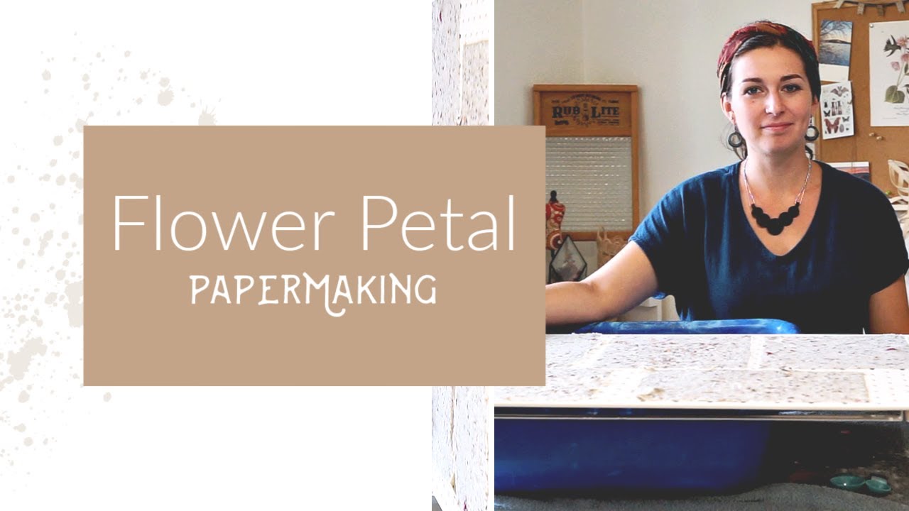 Handmade paper making kit review // let's make paper using scraps! 
