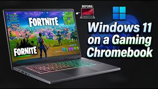 I Installed Windows 11 on a Gaming Chromebook… and It Actually Runs