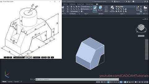 AutoCAD 2022 3D Tutorial for Beginners