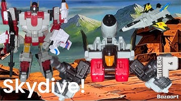 Transformers Age of the Primes Skydive Action Figure  Review! | Aerialbot | Superion