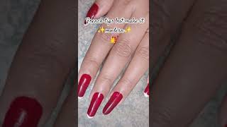 Viral Biometric French Tips 🔥 Minimal Yet Futuristic Nail Design#viral #trending #shorts