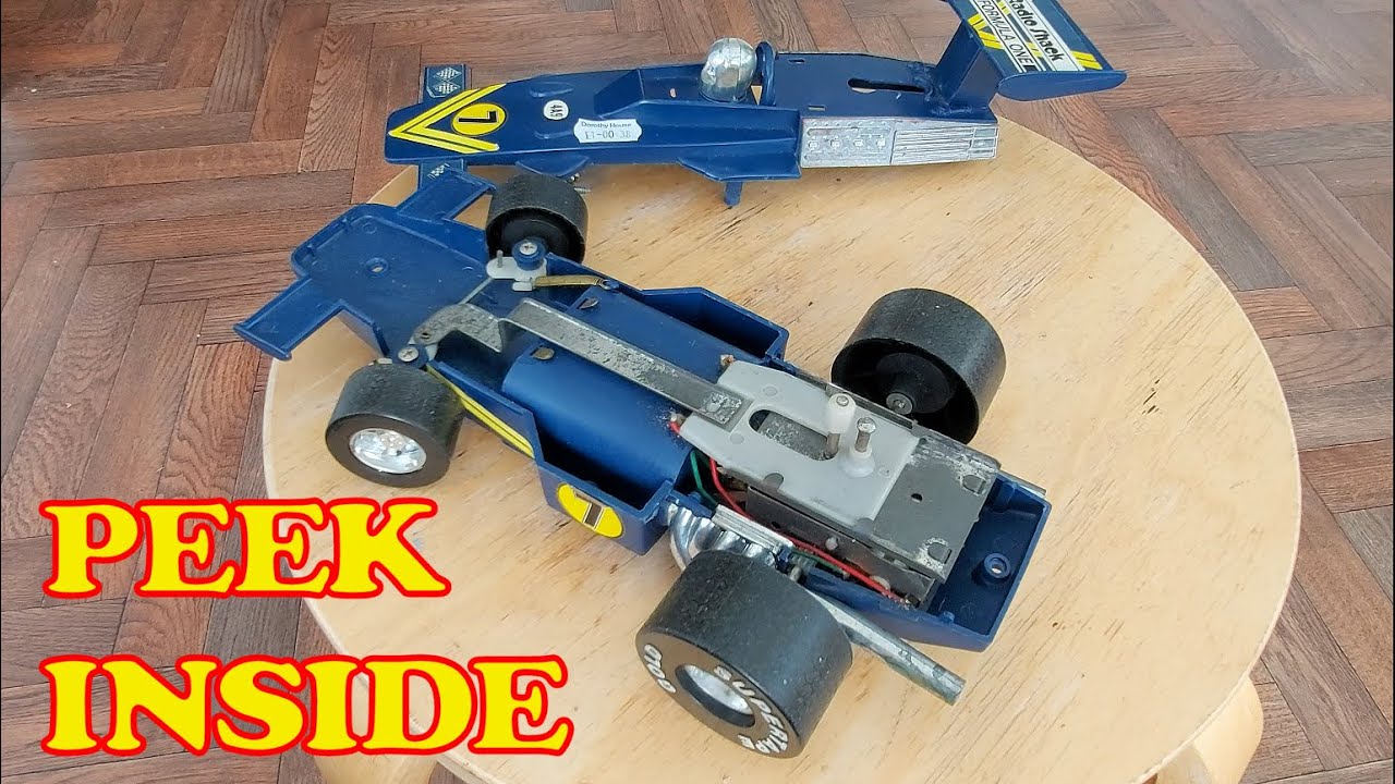 Peek Inside Vintage Radio Shack Formula One Racer