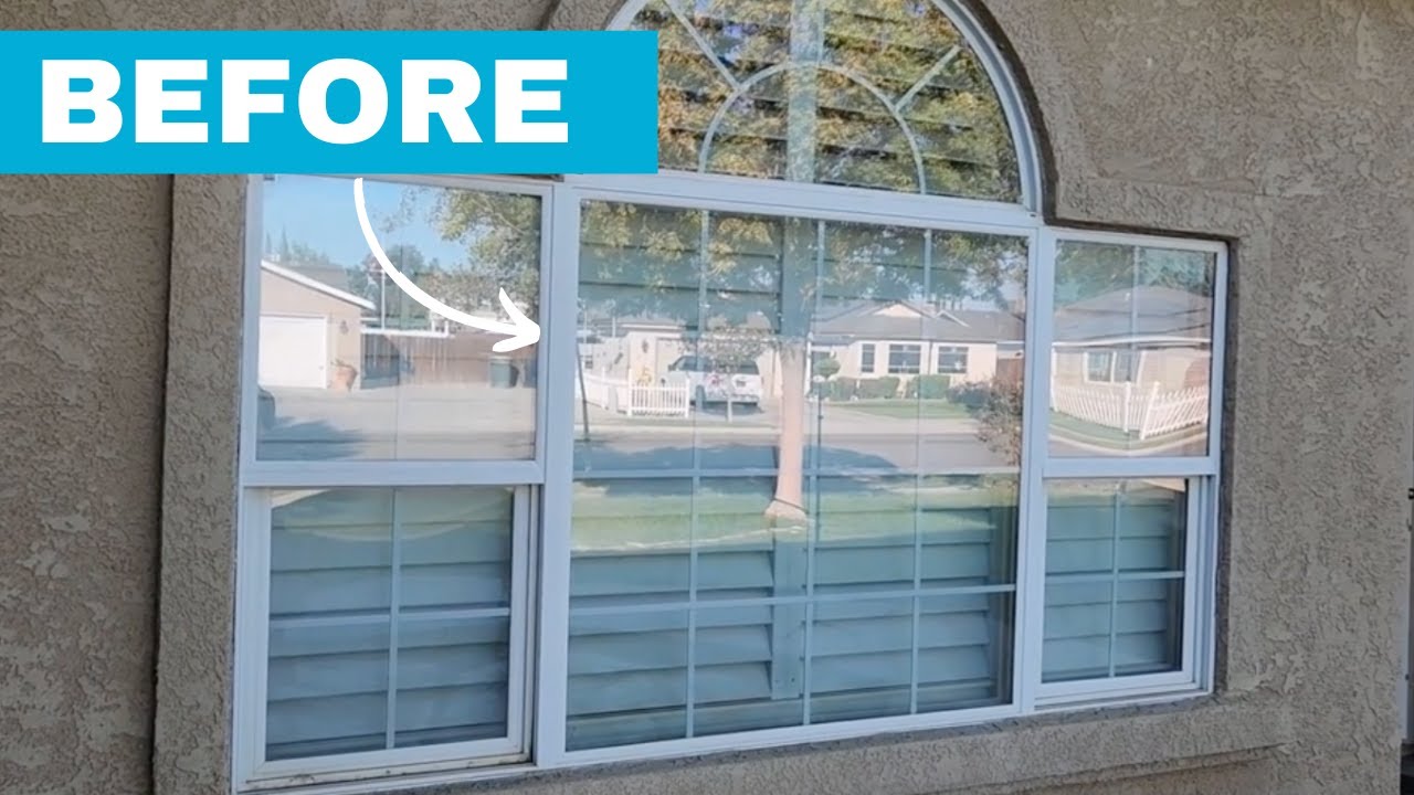 The brilliant reason he tapes up his window before Halloween - YouTube