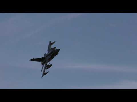 The Mach Loop; Twin-ship Tornado Monster1 & Monster4 @ 'Spur' 27/09/2018