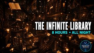 The Infinite Library | Warm Room Hum & Soft Page Rustle | 432Hz | 8 Hours