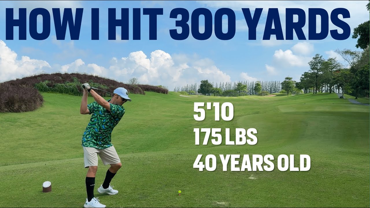 How I hit over 300 yards at 175lbs  (NO SPEED TRAINING OR GYM)