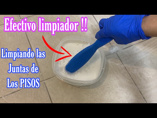 Cómo limpiarlas juntas del suelo - 8 productos efectivos