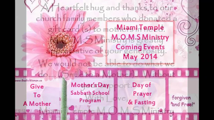 Miami Temple SDA Announcements 051014