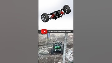 Best Car Suspension Mechanism | #solidworks Design #shorts | Master CAD Studio #3danimation