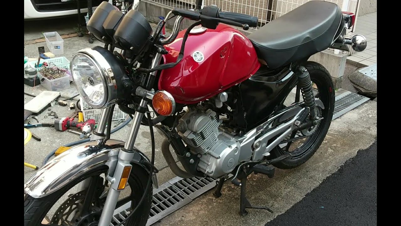 メルカリで購入したYBR125、プチレストア、カスタム編