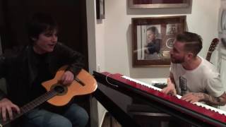 Video thumbnail of "Acustico imperdible Nahuel Pennisi y Noel Schajris  (Que me alcance la vida- Sin Bandera) HD"