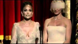 [Original] Jennifer Lopez Wardrobe Malfunction at Oscars 2012 - HD