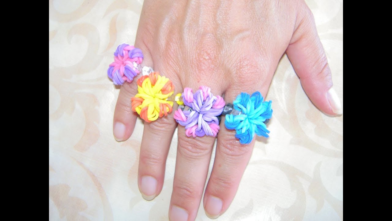 Realizzare anello con elastici [HD] www.mammaebambini.it