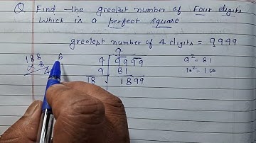 Find the greatest number of four digits which is a perfect square