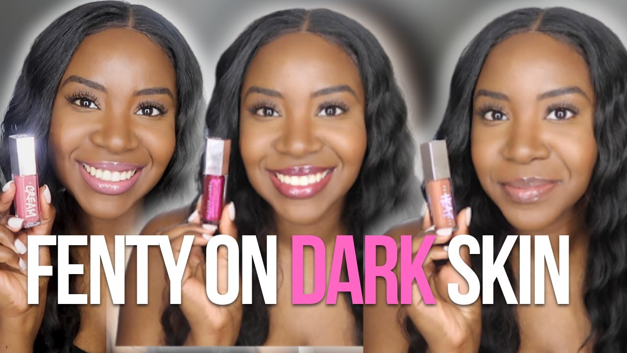 TRYING & RATING FENTY BEAUTY GLOSS BOMB *HEAT & CREAM* GLOSSY POSSE