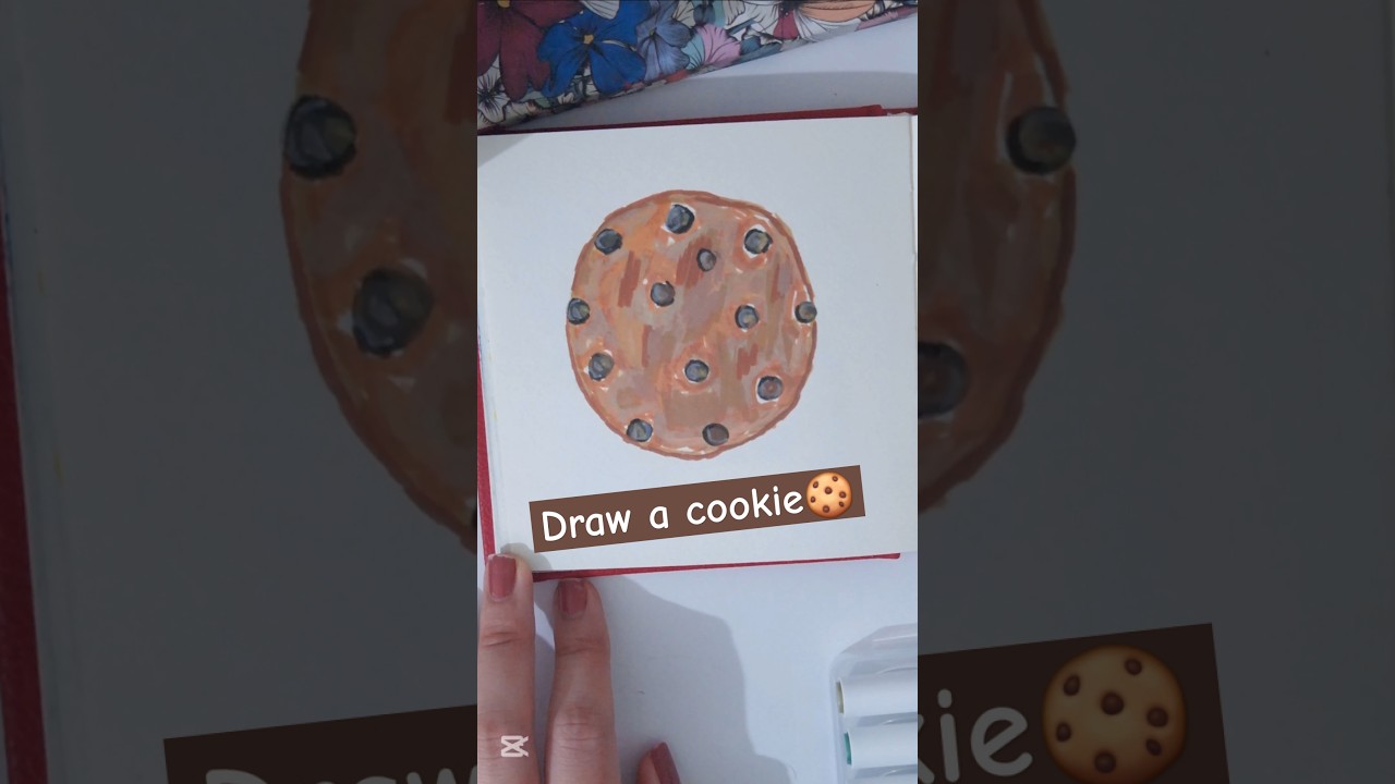 How to draw a cookie 