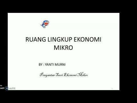 Video: Apa ruang lingkup dan materi pelajaran ekonomi mikro?