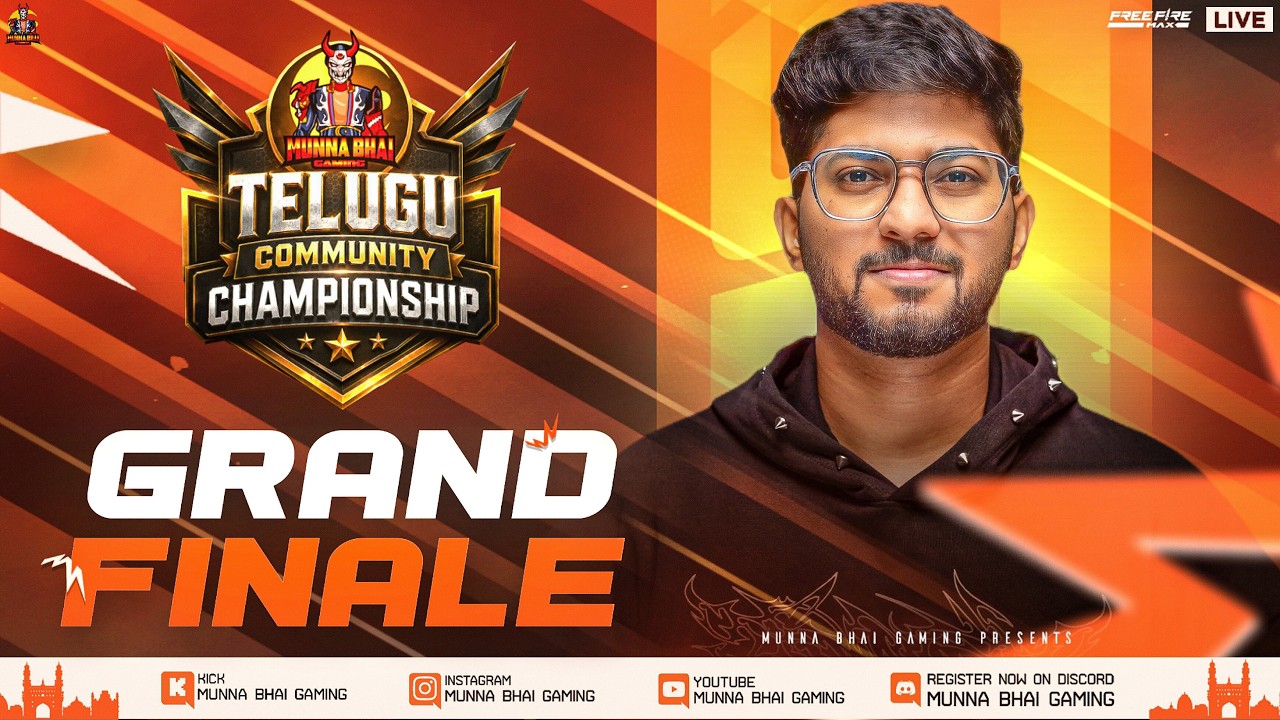 Grand Finals Live 🔥 MBG x Telugu Community Championship -   FreeFire Telugu Live #MBG