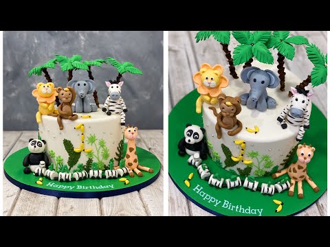 Wild Animal Cake | Jungle Cake