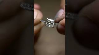 A Princess-Cut Diamond,