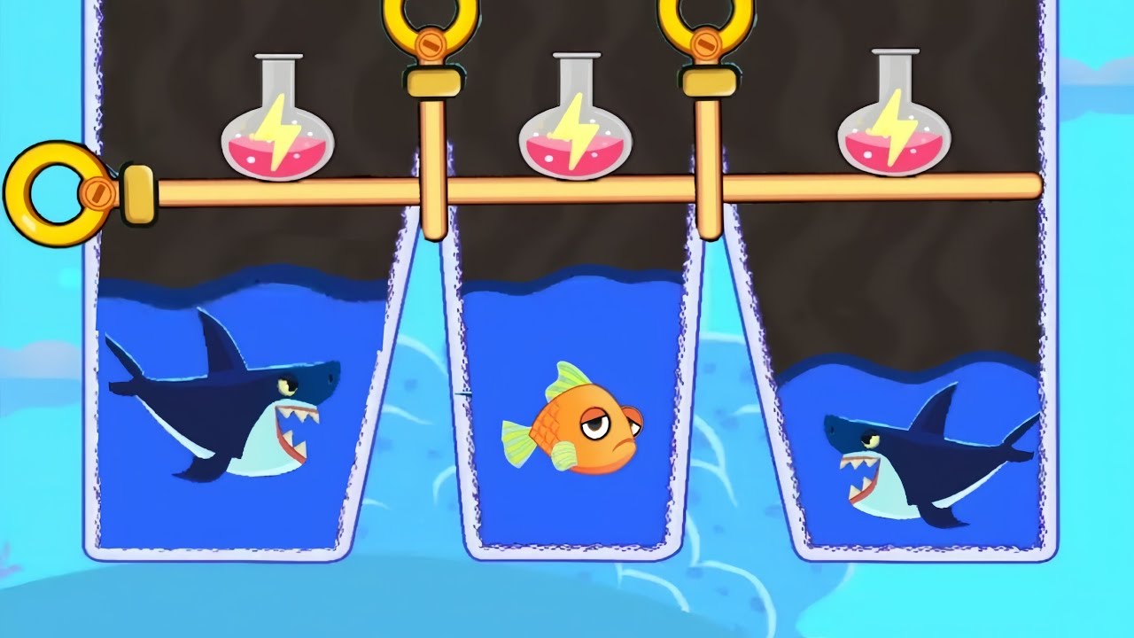 Save the Fish | Pull The Pin | Best Mobile Puzzle Game 202 | iOS & android Gameplay | Part 55