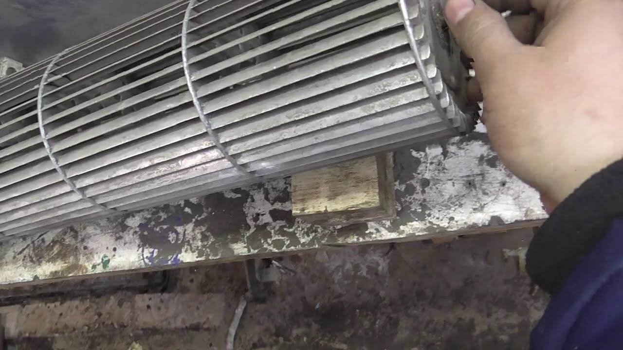 Ремонт тепловой завесы Тепломаш. Замена подшипников. - YouTube