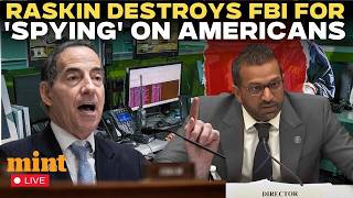 US Congress Live: Jamie Raskin Doesn't Hold Back On Kash Patel, Gabbard Over 'Spying' on Americans