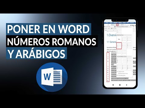 ¿Cómo poner en MICROSOFT WORD números romanos y arábigos? - Muy Fácil