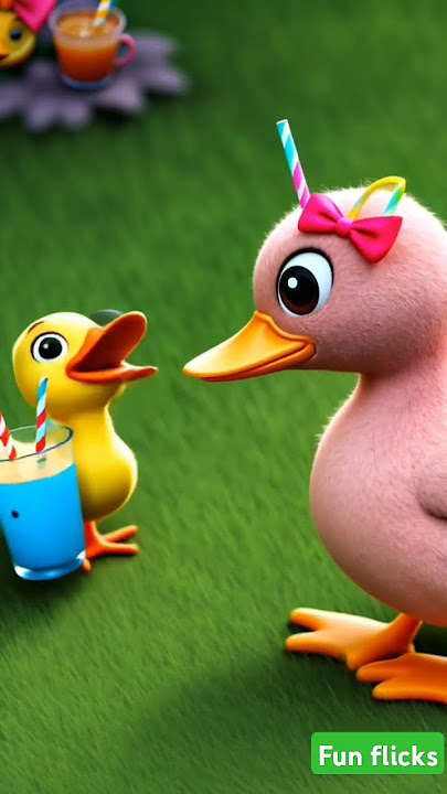 Ducky Happy Juice😇🐤Ducky Duck 🦆🦆🐤 #funny #ducki #happyduck #shorts