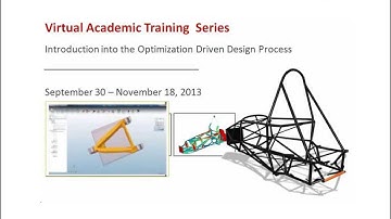Virtual Academic Training Series - The Optimization Driven Design Process