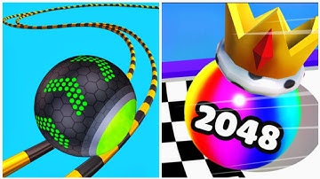 Satisfying Mobile Games - Ball Merge 2048, Going Balls, Layer Man, ASMR Gameplay 