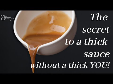 How to Thicken Sauces the Low Carb Way