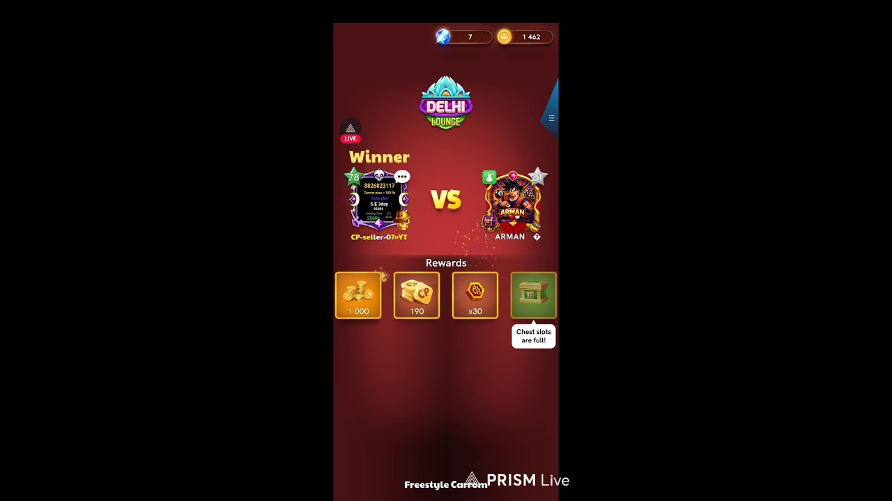 Carrom pool game play with Bitaim premium #live #carrompool #carrom #prism live