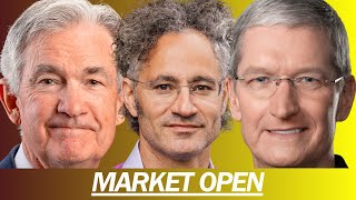 PALANTIR EARNINGS EXPECTATIONS, APPLE REPORTS EARNINGS, JEROME POWELL TRIED | MARKET OPEN