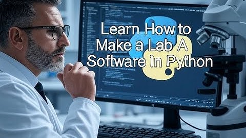 (4) Lab Software using Python with AI |  Urdu / Hindi Tutorial | Lab Management System