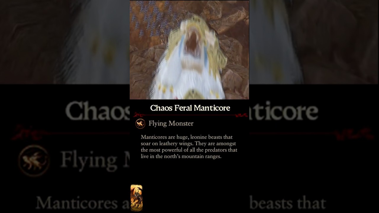 Celestial Lions are Actually Same Species with Chaos Manticores