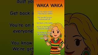 🎶 Waka Waka ~ Shakira 🌍🔥 #wakawaka #shakira #lyrics