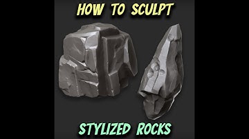 How to Sculpt Stylized Rocks in ZBrush - Part 2