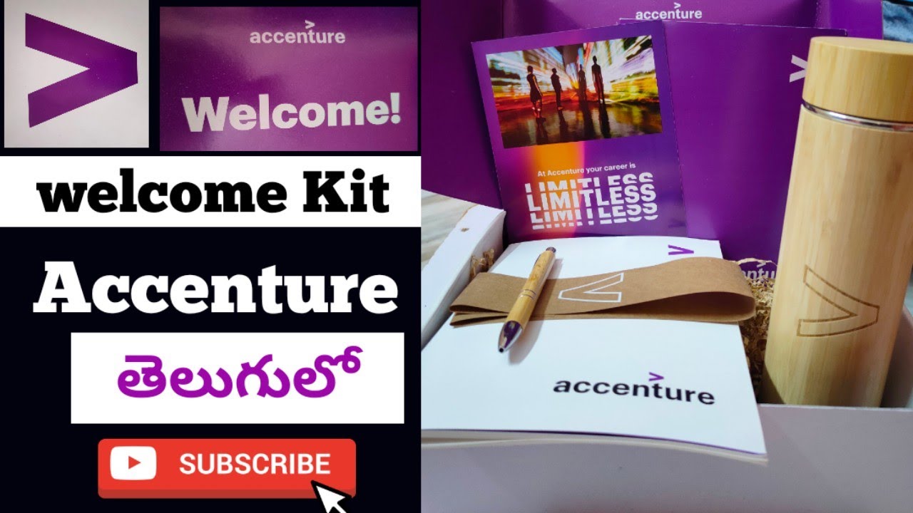Accenture kit 2022 unboxing of kit for new joiners