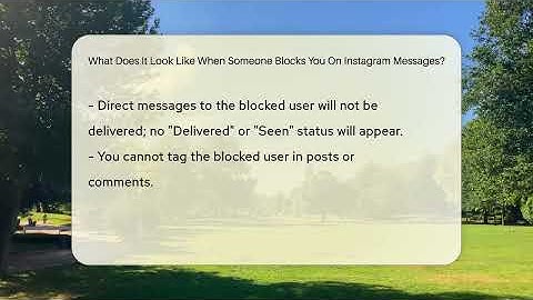 What Does It Look Like When Someone Blocks You On Instagram Messages? - Everyday-Networking