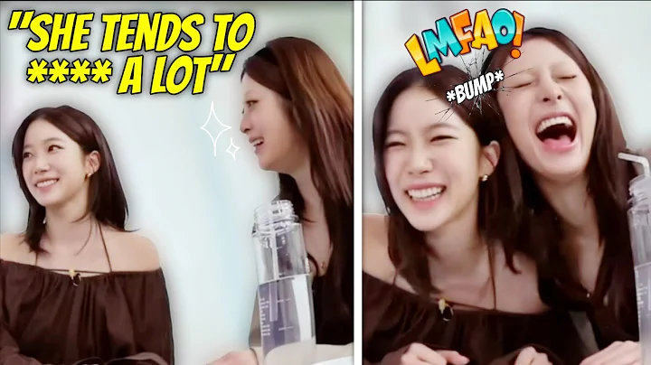 KAZUHA tells the reason why YUNJIN *is not the kind of girl to show to the PARENTS*(spaghetti promo)