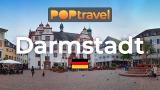 Walking in DARMSTADT / Germany 🇩🇪- 4K 60fps (UHD)