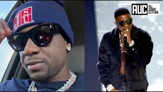 "Im Lost For Words" Boosie Holds Back Tears After Performing At Grammy Awards