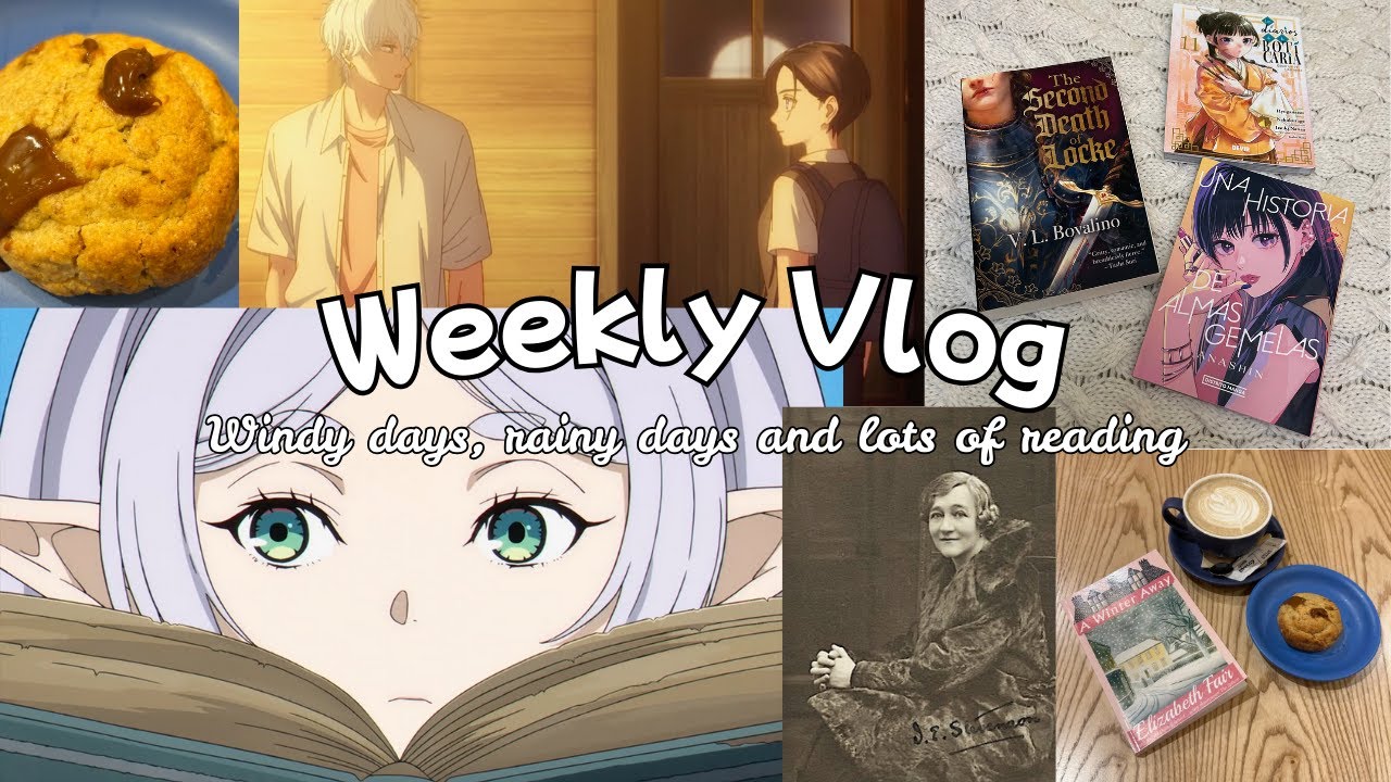 Weekly Vlog - Windy days, books and chill anime  :3