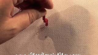 Needlepoint Now Video | Gathered Ribbon Flowers
