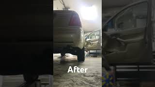 2006 Ford Focus Muffler Delete Before and After.